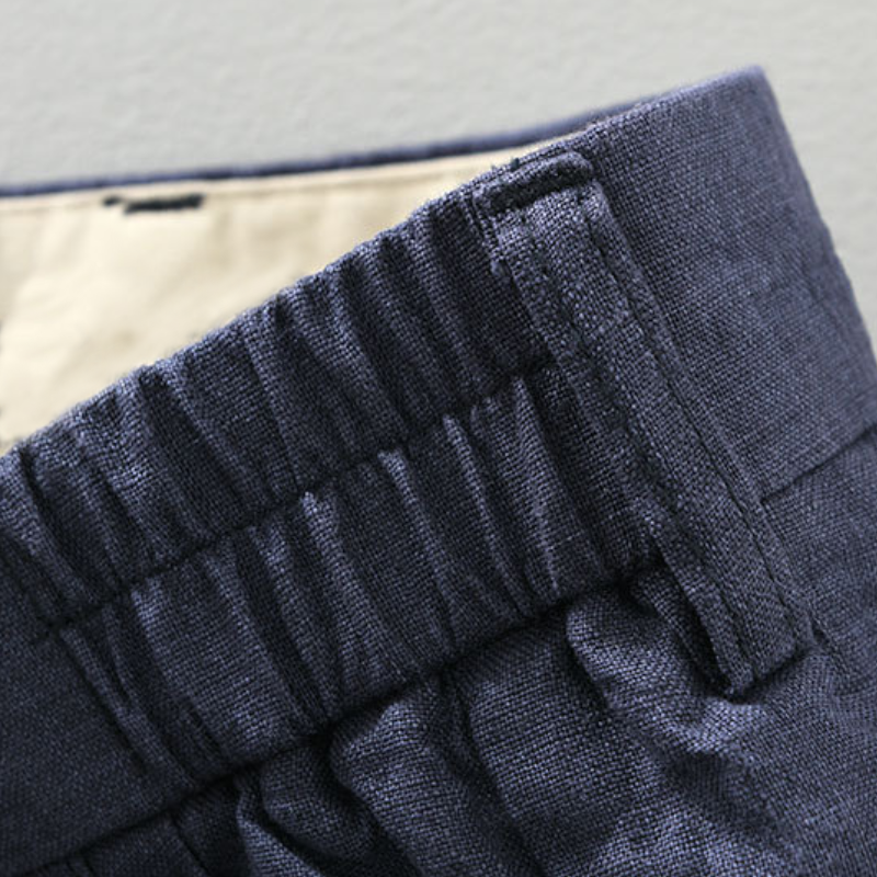 Pantalon Classique En Lin
