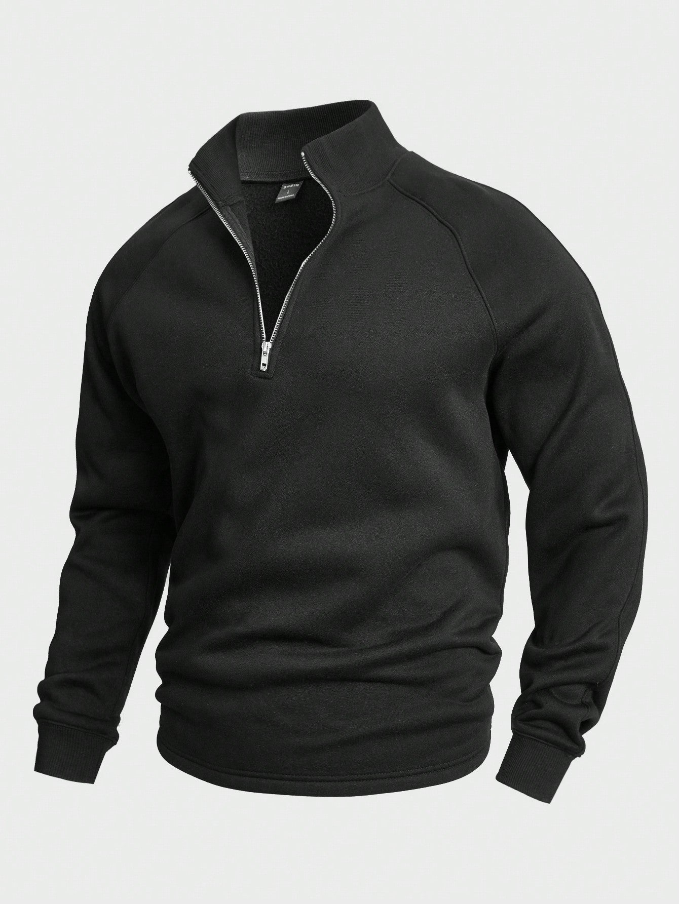Pull Élégant À Fermeture Éclair En Coton