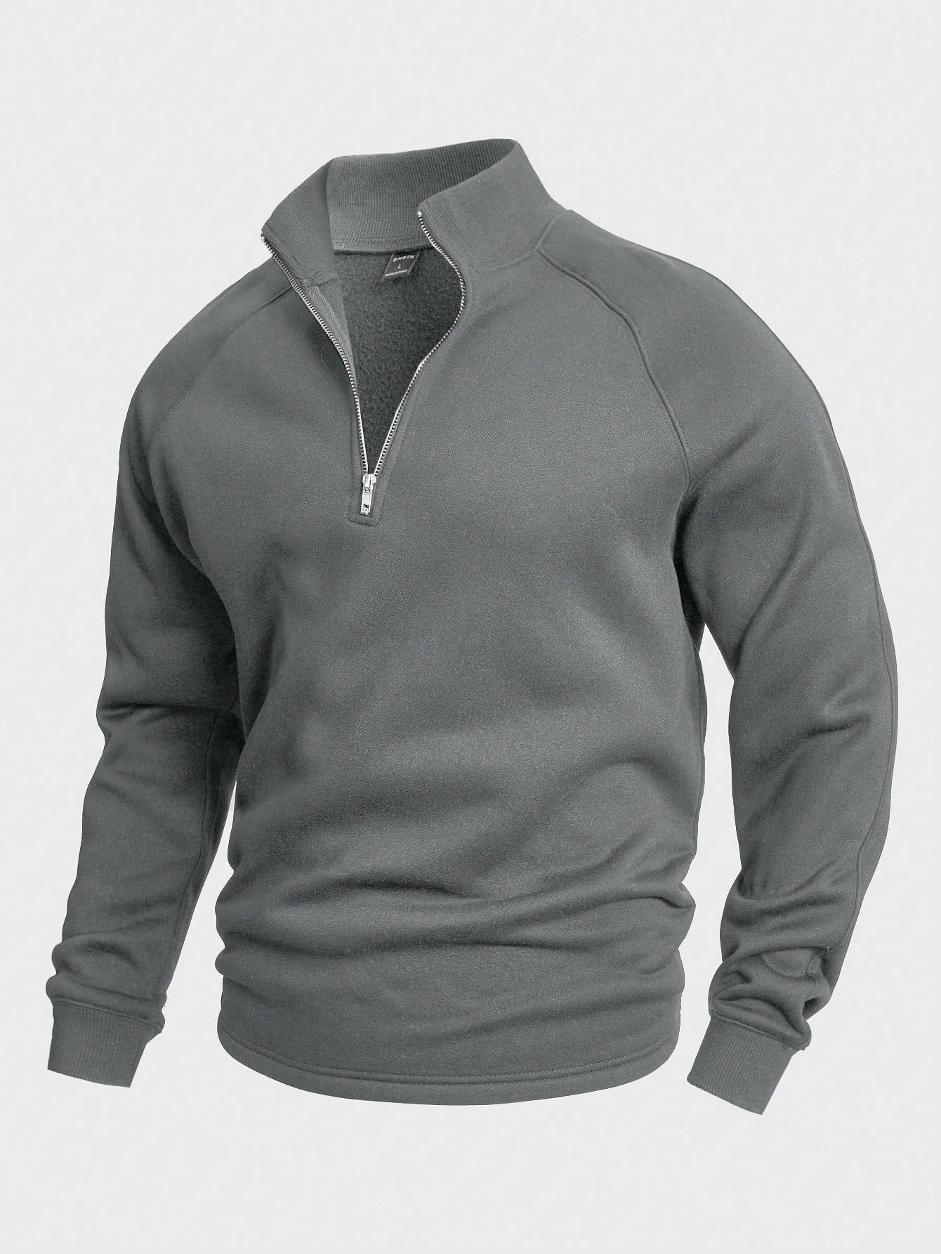 Pull Élégant À Fermeture Éclair En Coton