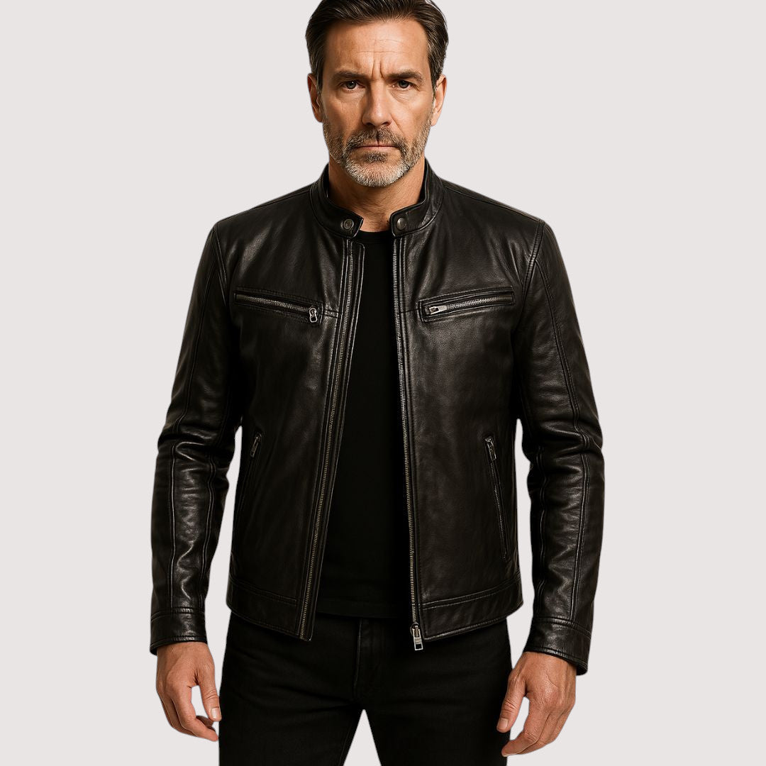 Blouson Vitto En Cuir Premium