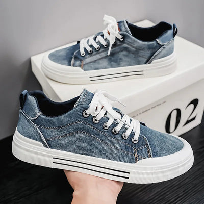 Baskets Élégantes En Denim