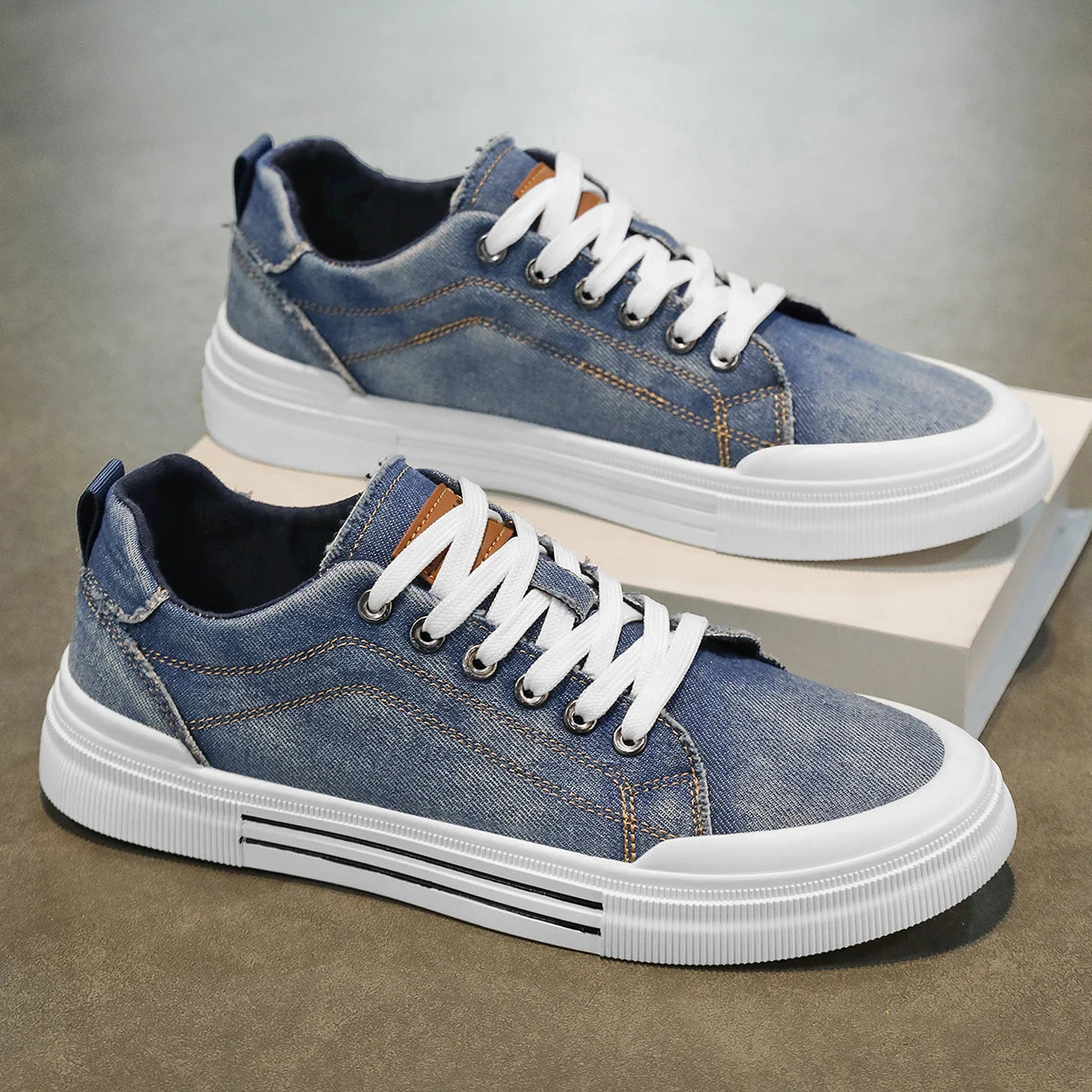 Baskets Élégantes En Denim