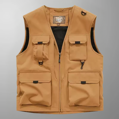 Gilet Cargo Respirant À Multiples Poches