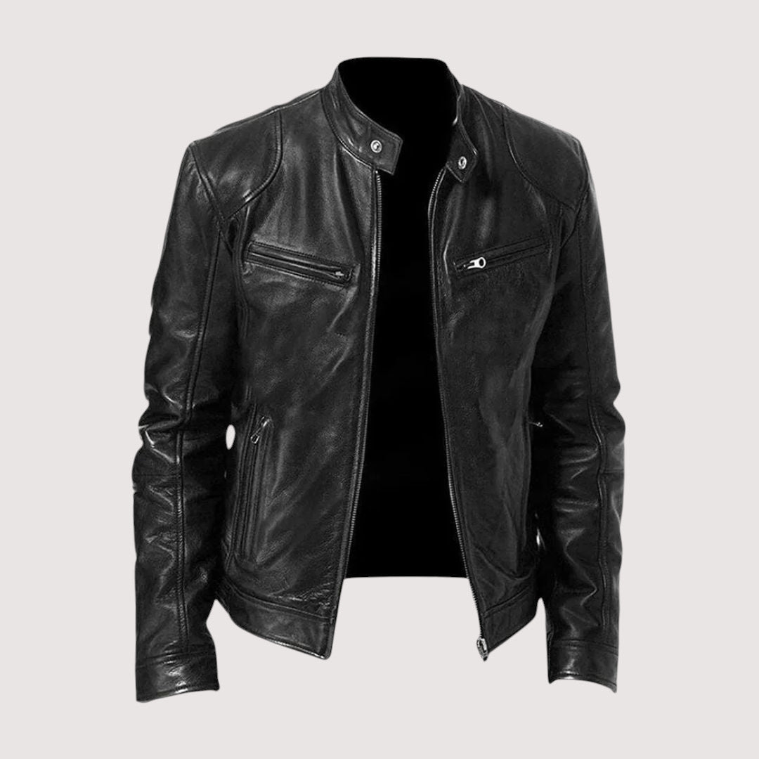 Blouson Vitto En Cuir Premium