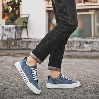 Baskets Élégantes En Denim