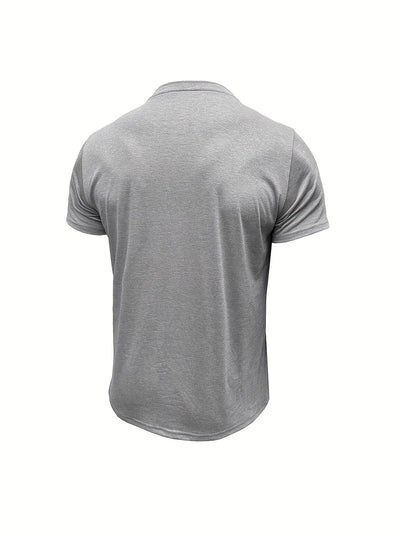 T-shirt Élégant à Col Ras Du Cou Avec Poche