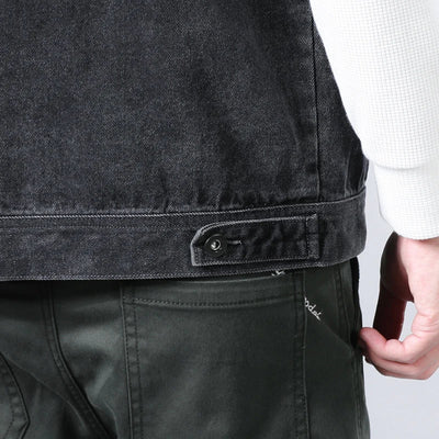 Gilet Sarri En Jean Délavé