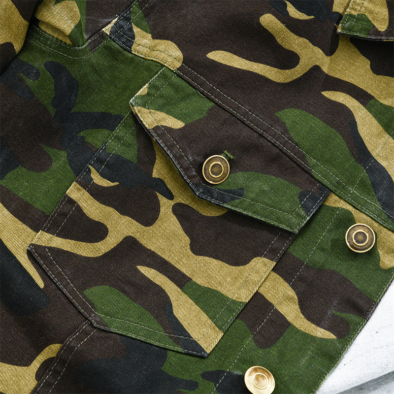 Veste Camouflage En Toile