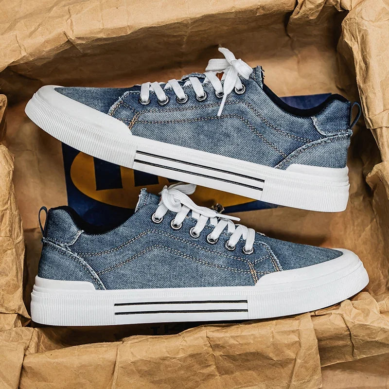 Baskets Élégantes En Denim