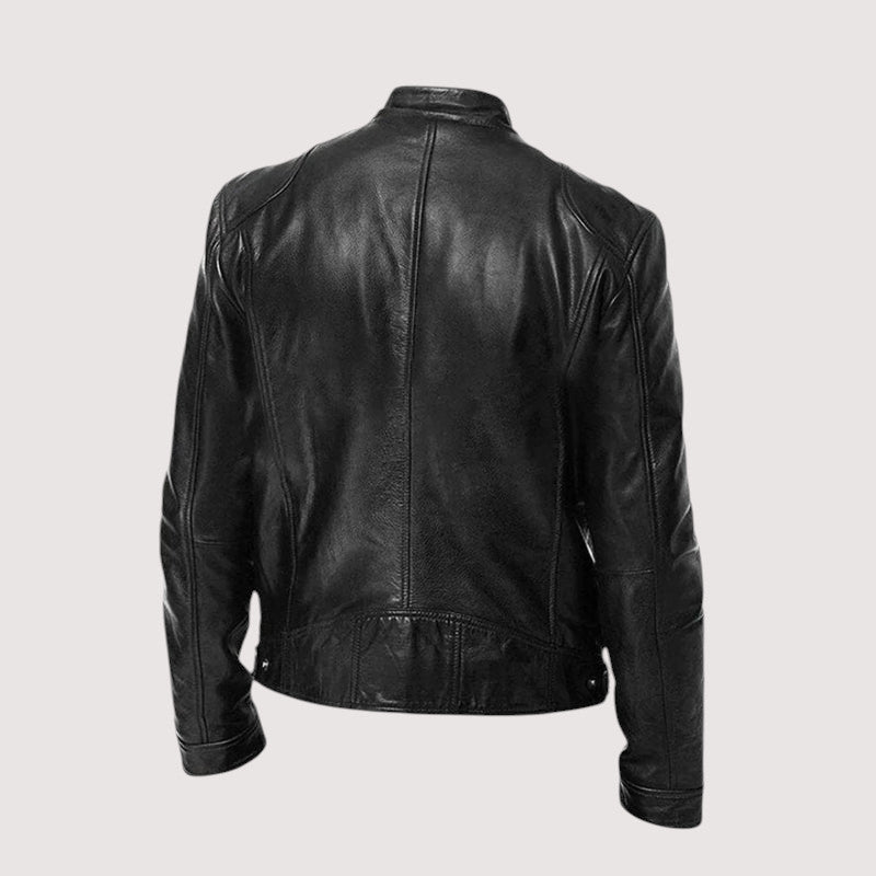 Blouson Vitto En Cuir Premium
