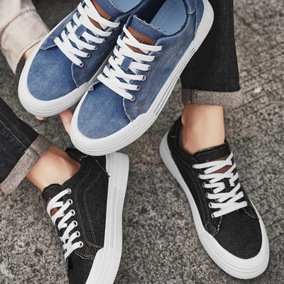 Baskets Élégantes En Denim
