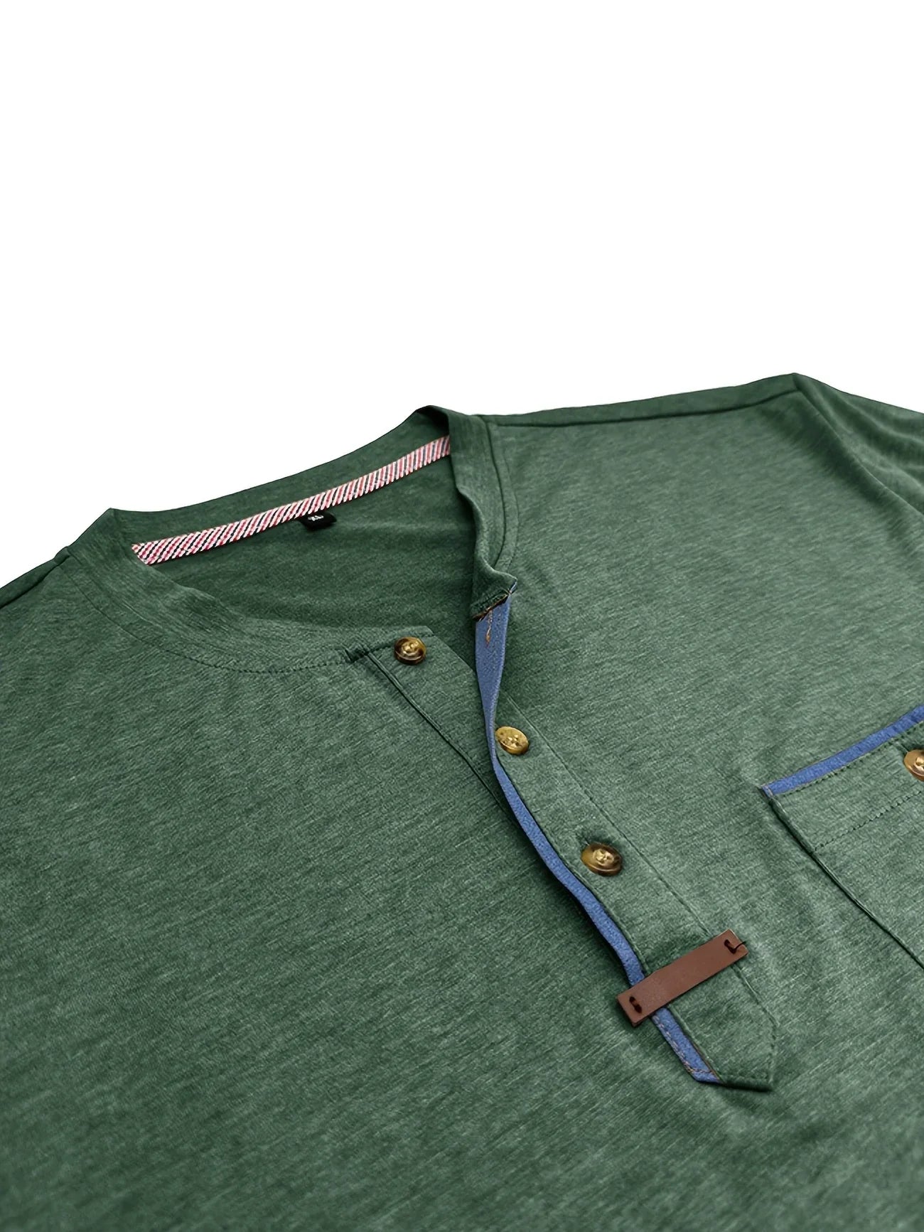 T-shirt Élégant à Col Ras Du Cou Avec Poche