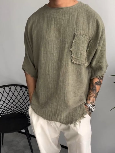 T-shirt Oversize En Lin