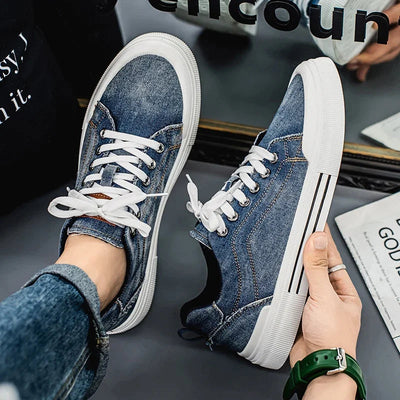 Baskets Élégantes En Denim