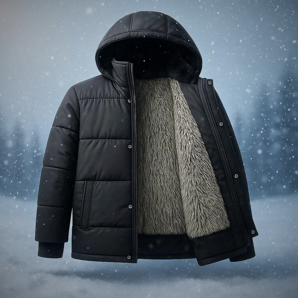 Manteau À Capuche Daniel En Polaire