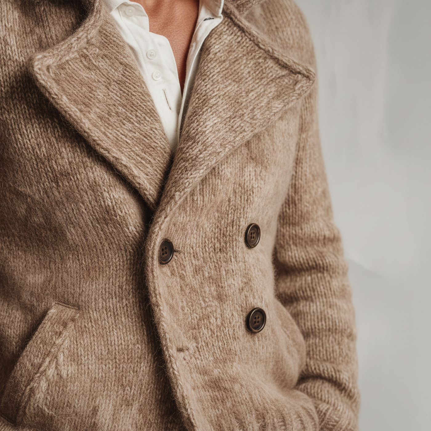 Manteau RétroChic En Laine Mérinos