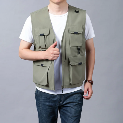 Gilet Cargo Respirant À Multiples Poches