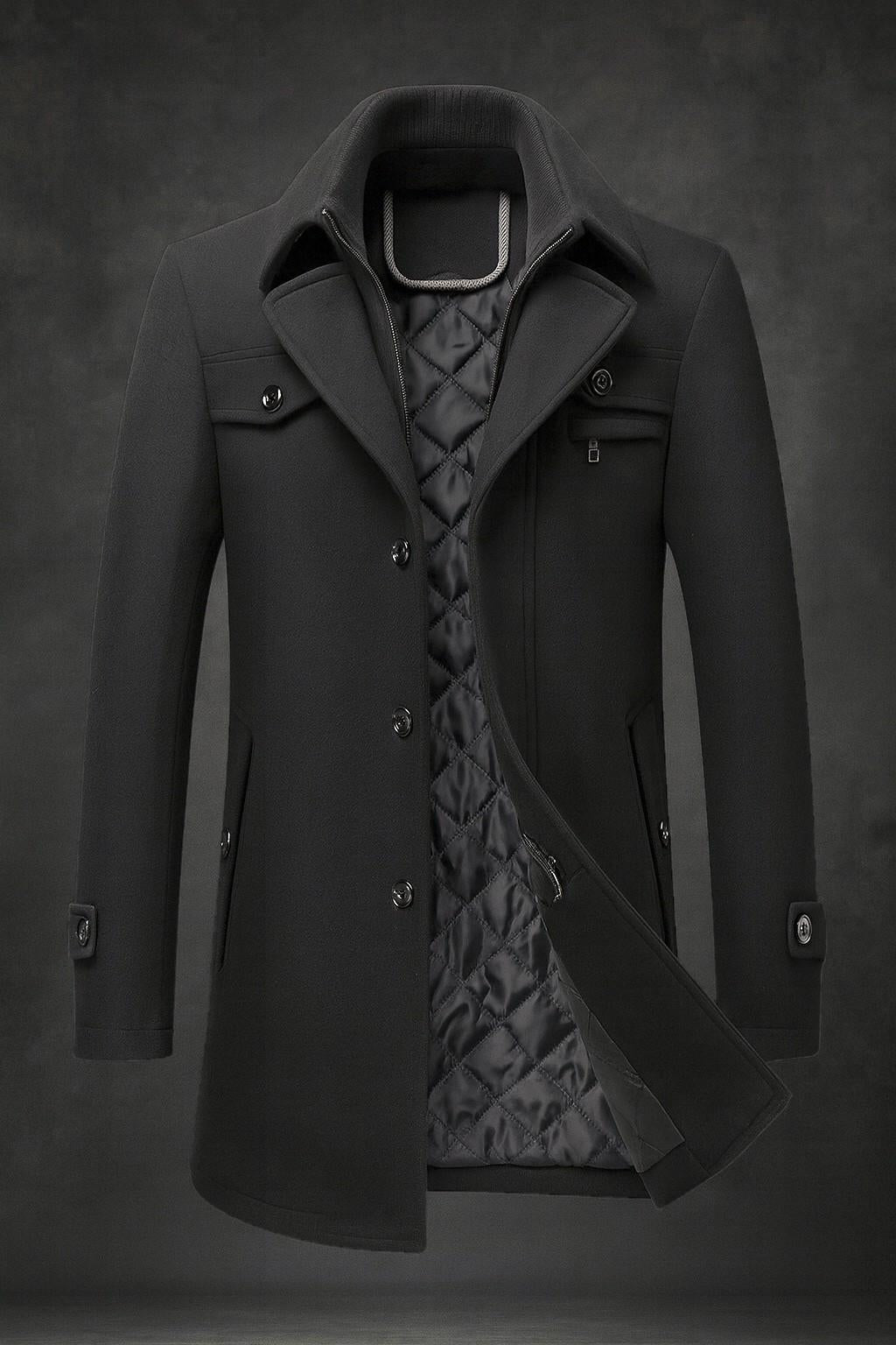 Manteau 3/4 Prestige En Laine