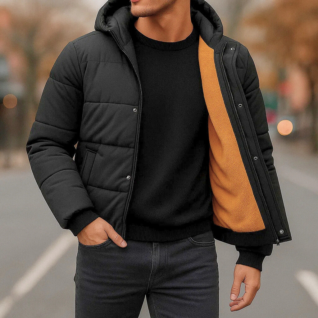 Manteau À Capuche Daniel En Polaire