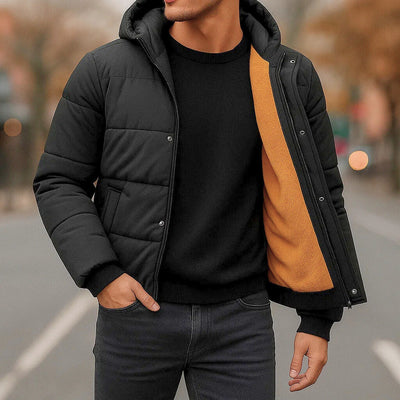 Manteau À Capuche Daniel En Polaire