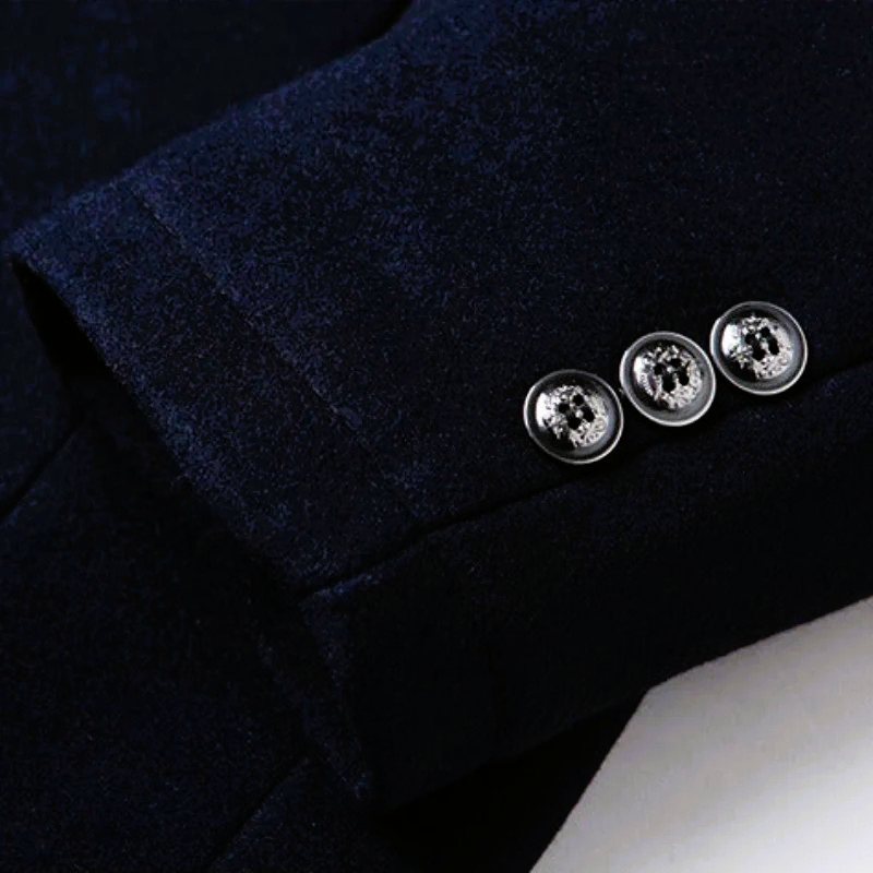 Manteau 3/4 Élégant En Laine