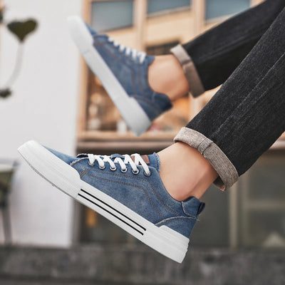 Baskets Élégantes En Denim