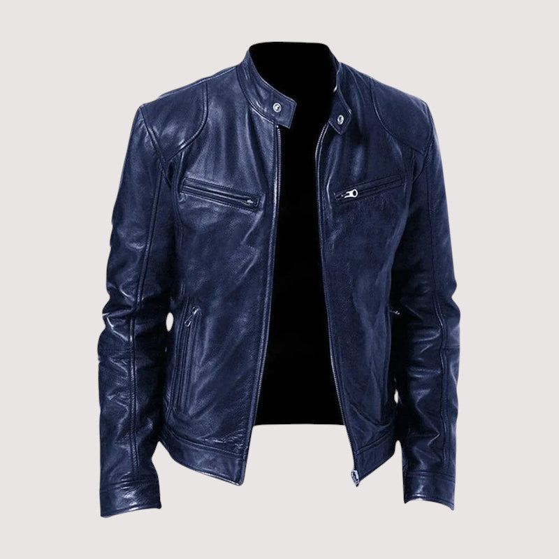 Blouson Vitto En Cuir Premium