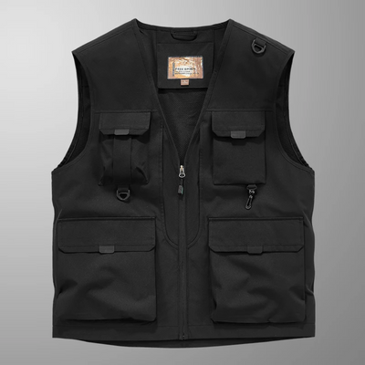 Gilet Cargo Respirant À Multiples Poches