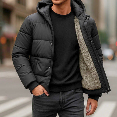 Manteau À Capuche Daniel En Polaire