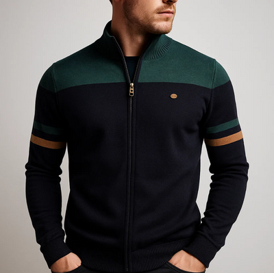 Sweat Zippé En Coton