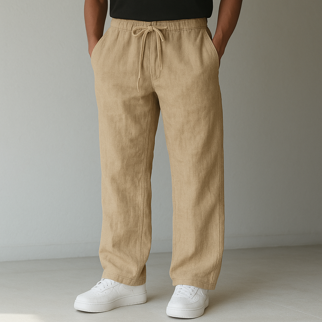 Pantalon Ademo En Lin