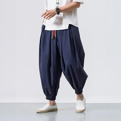 Pantalon Kaido Oversize En Coton