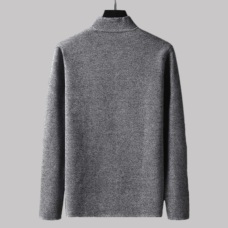 Veste Cardigan Lucio En Maille À Col Montant