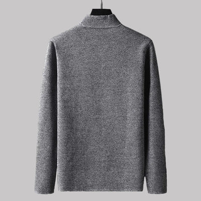 Veste Cardigan Lucio En Maille À Col Montant