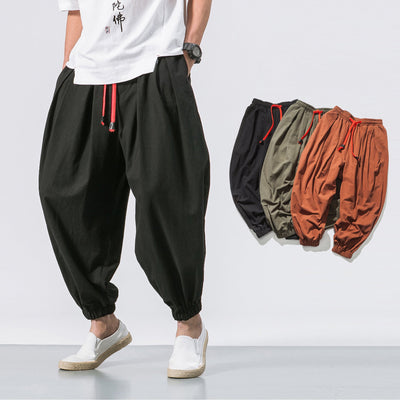 Pantalon Kaido Oversize En Coton