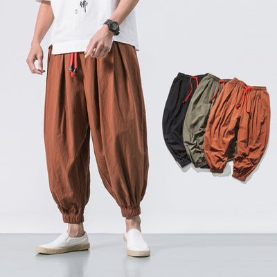 Pantalon Kaido Oversize En Coton