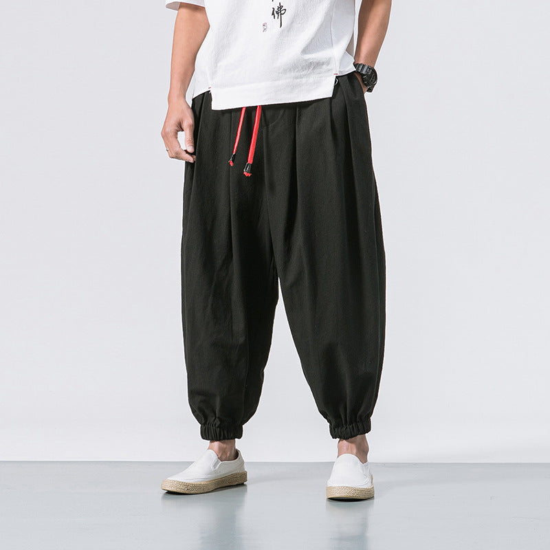 Pantalon Kaido Oversize En Coton