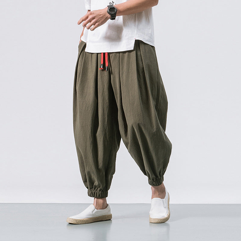 Pantalon Kaido Oversize En Coton