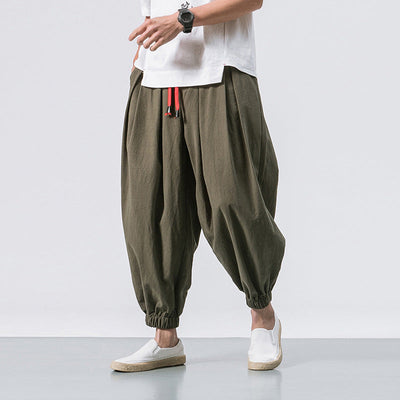 Pantalon Kaido Oversize En Coton