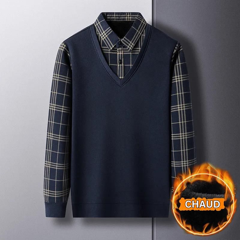 Pull-Chemise Adrian En Maille Classe & Confortable