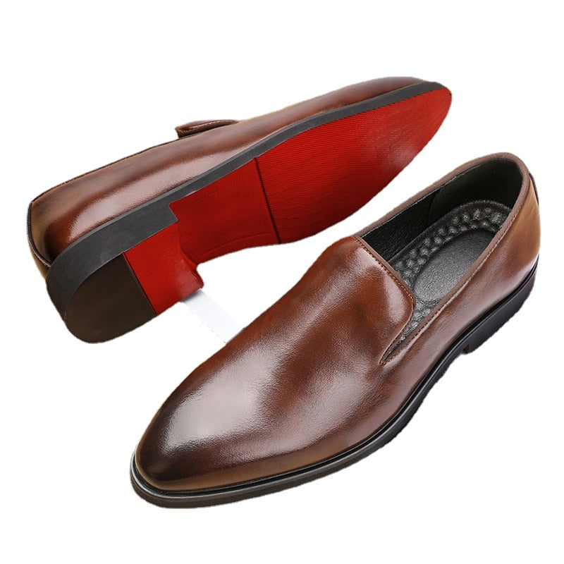 Mocassins Derossi Classiques En Cuir Ultra Confortables