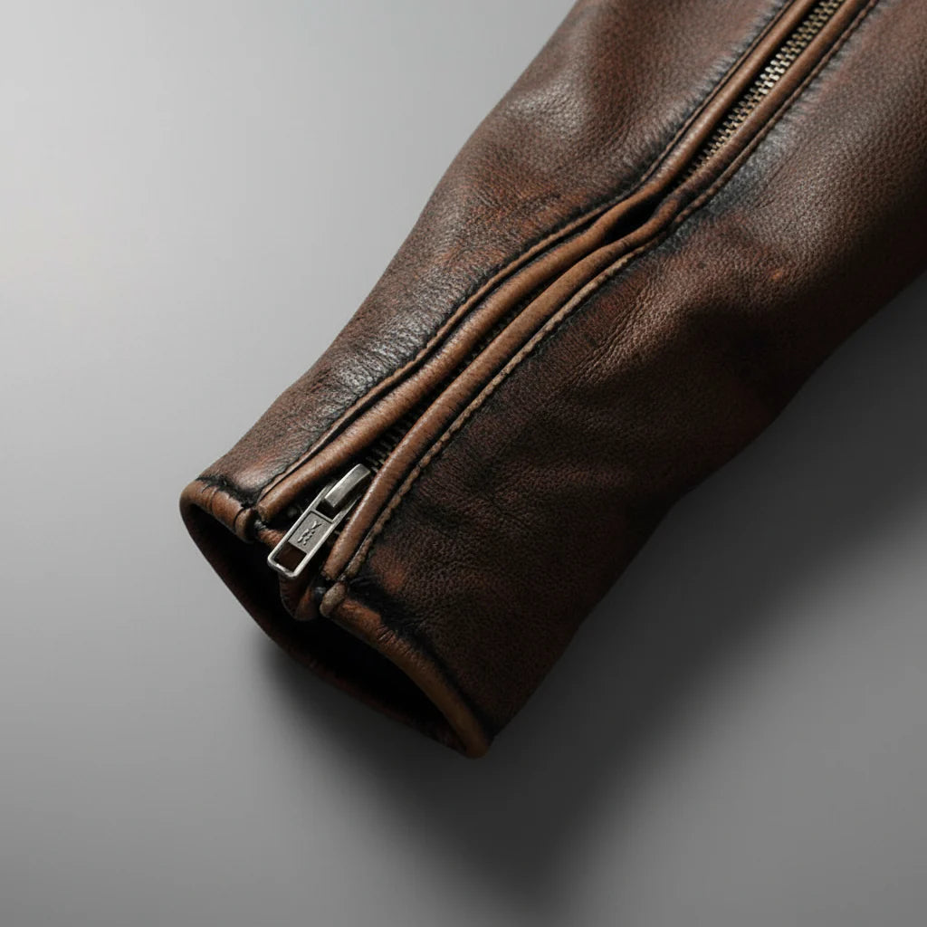 Veste Brooklyn En Cuir Premium