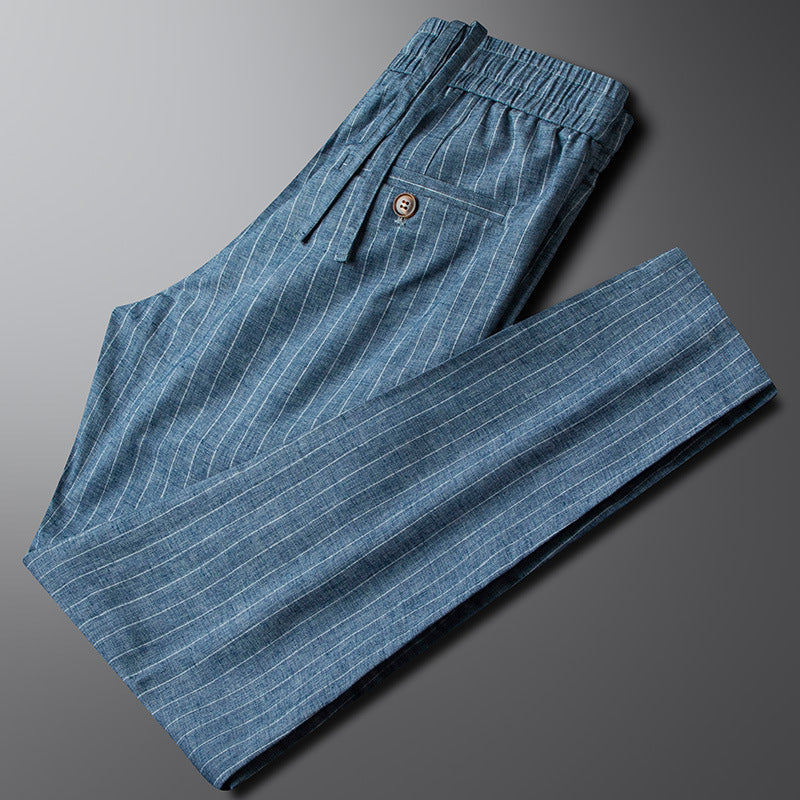 Pantalon Élégant En Lin