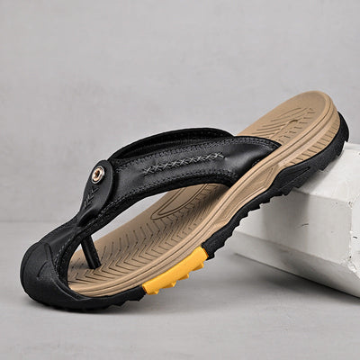 Sandales orthopédiques à lanières en cuir