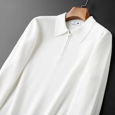 Pull Benny En Lain À Demi-Fermeture Éclair