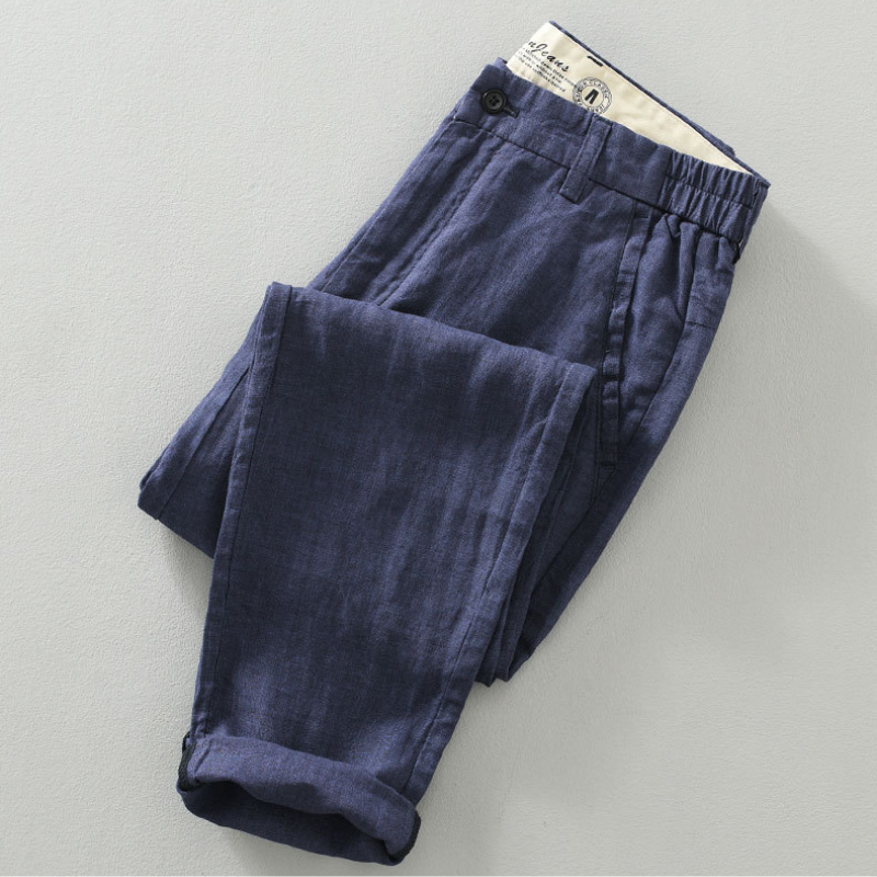 Pantalon Classique En Lin