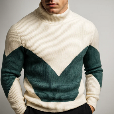 Pull Vido À Col Roulé En Coton