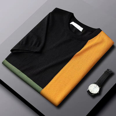 T-Shirt ColorBlok En Coton