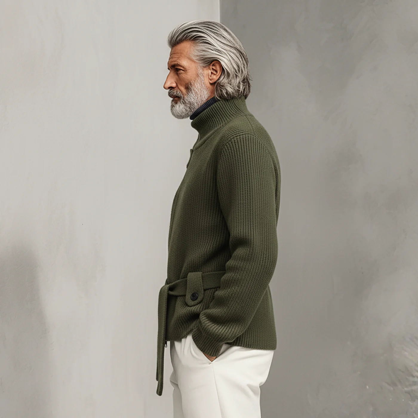 Cardigan Aloura En Maille (Ceinture Incluse)