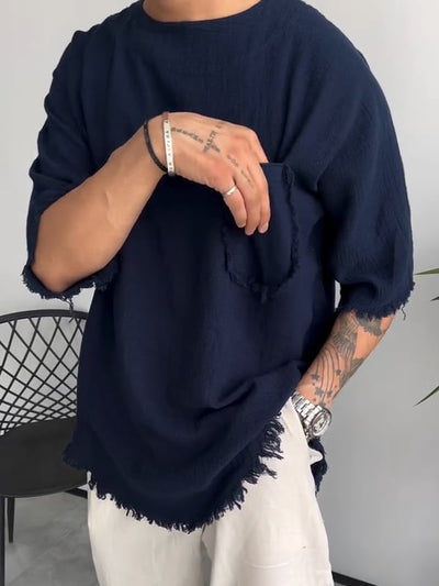 T-shirt Oversize En Lin